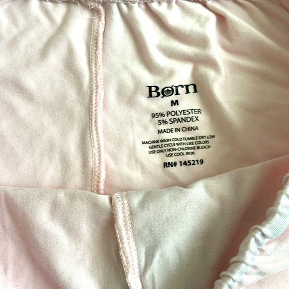 Gorgeous Børn Pajamas Sz Medium Soft Pink Button Down Drawstring Pants Like New - Picture 5 of 6